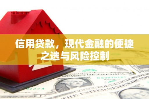 汾西信用贷款，现代金融的便捷之选与风险控制