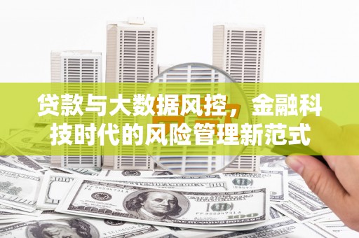 汾西贷款与大数据风控，金融科技时代的风险管理新范式