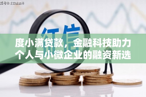 汾西度小满贷款，金融科技助力个人与小微企业的融资新选择