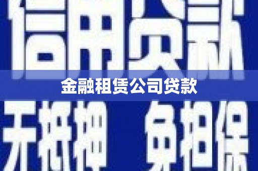 汾西金融租赁公司贷款