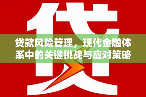 汾西贷款风险管理，现代金融体系中的关键挑战与应对策略