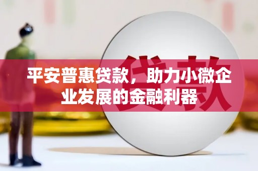 汾西平安普惠贷款，助力小微企业发展的金融利器